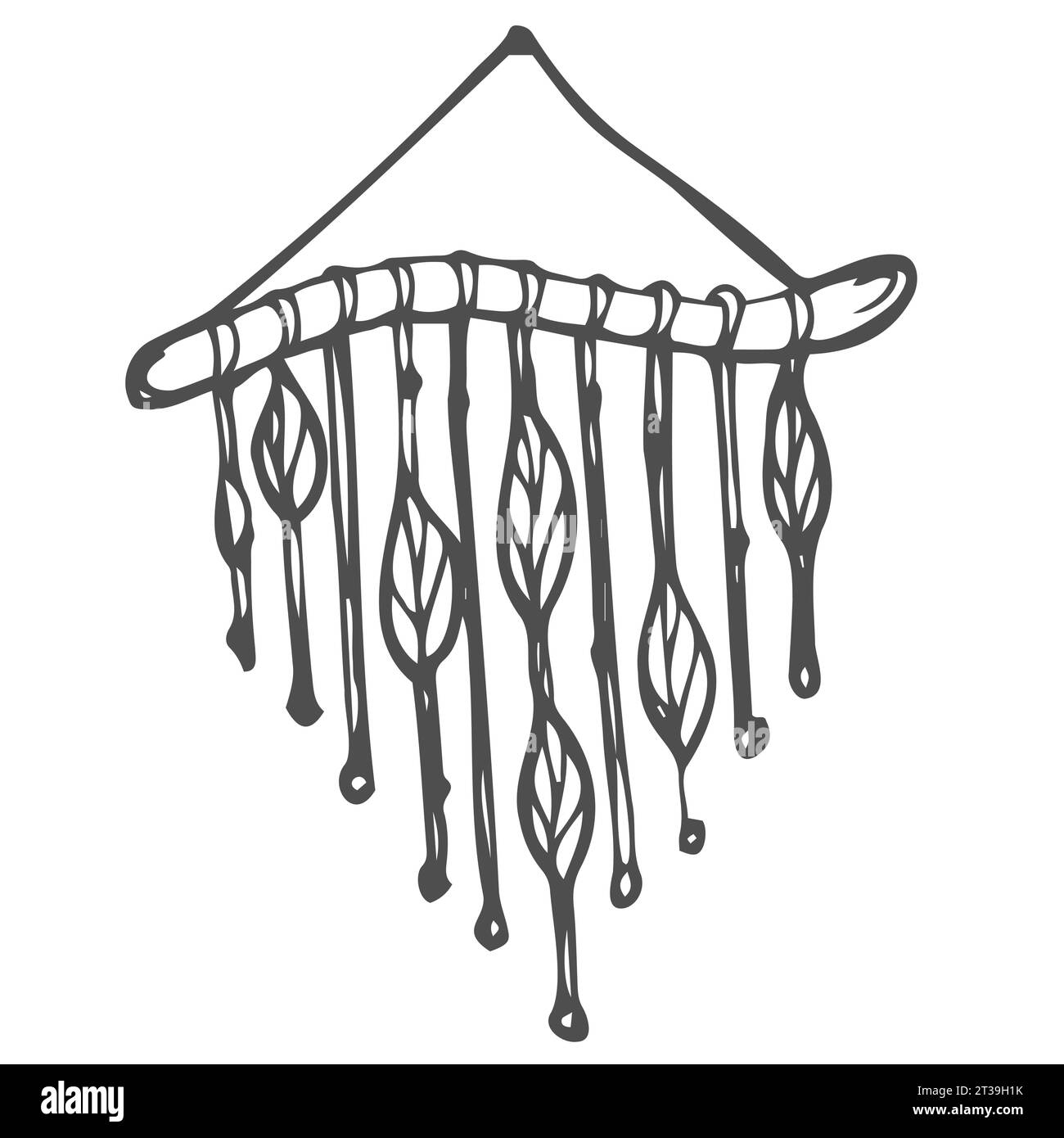 Macrame Wall Hanging vector Doodle Illustration Isolate On White macrame-wall-hanging-vector-doodle-illustration-isolate-on-white
