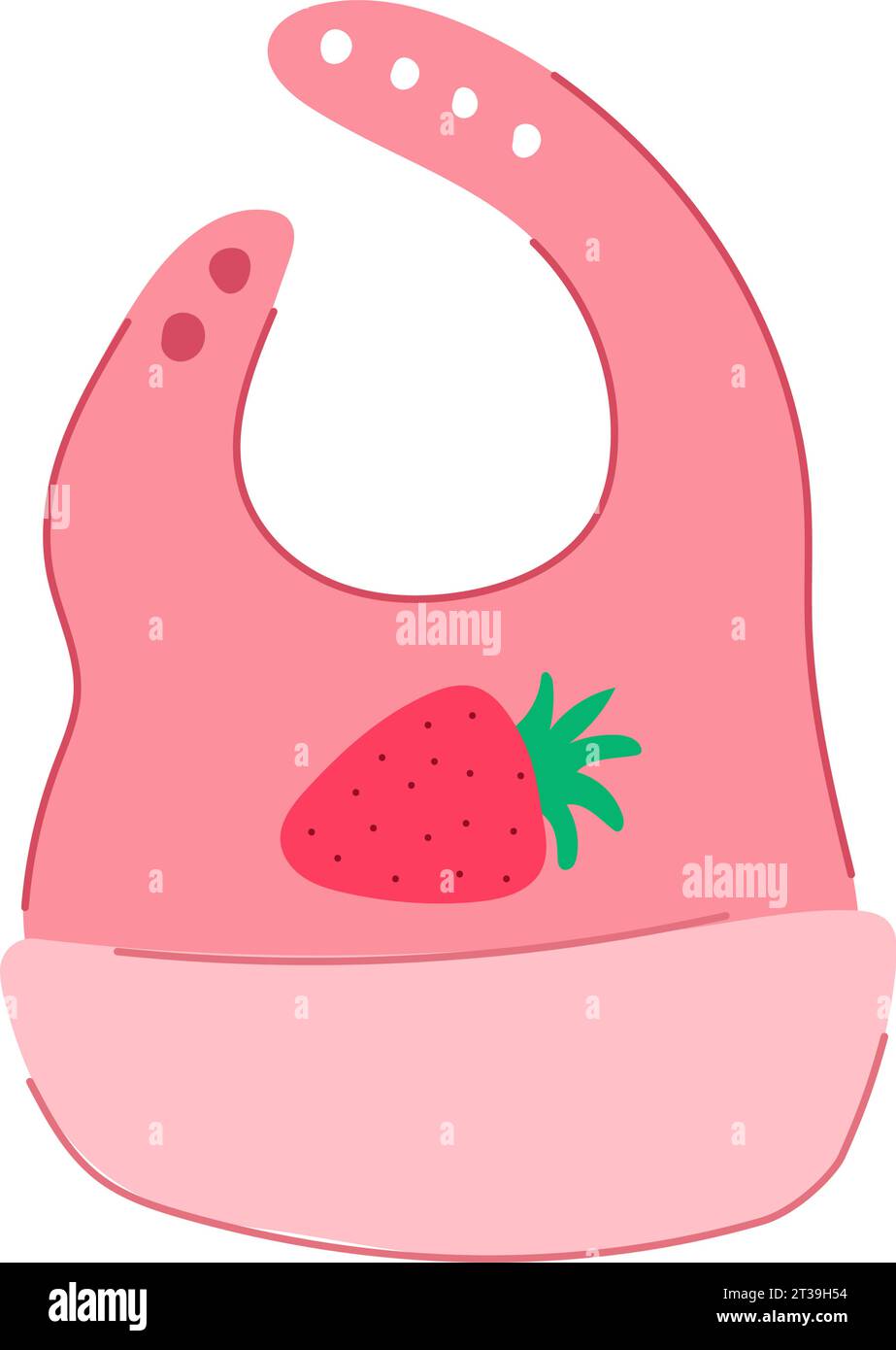 kid bib cartoon vector illustration Stock Vector Image & Art Alamy