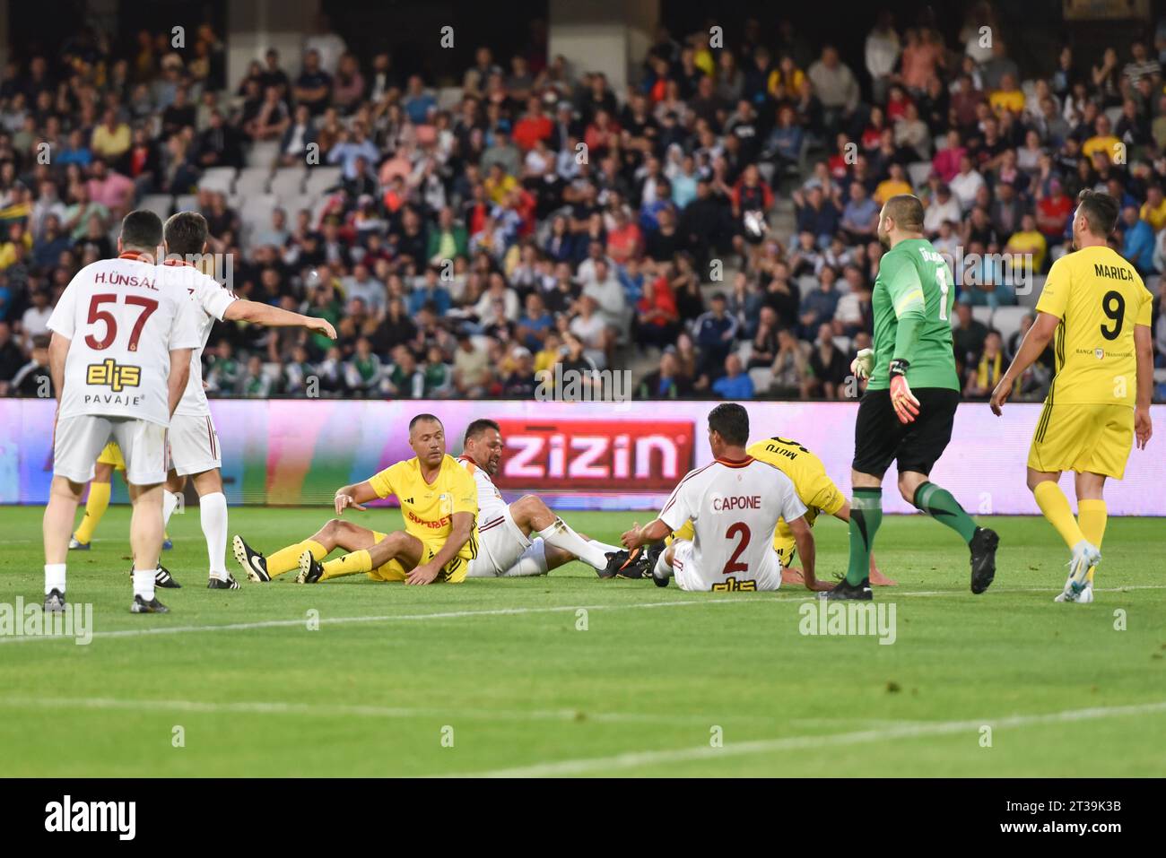 The football match played by the All Stars Romania and Galatasaray