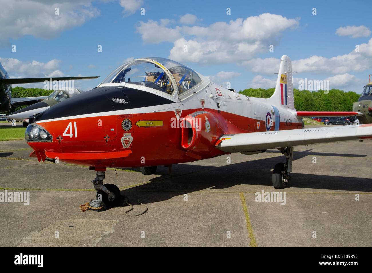 BAC Jet Provost, T5, XW290, Bruntingthorpe, Leicestershire, Stock Photo