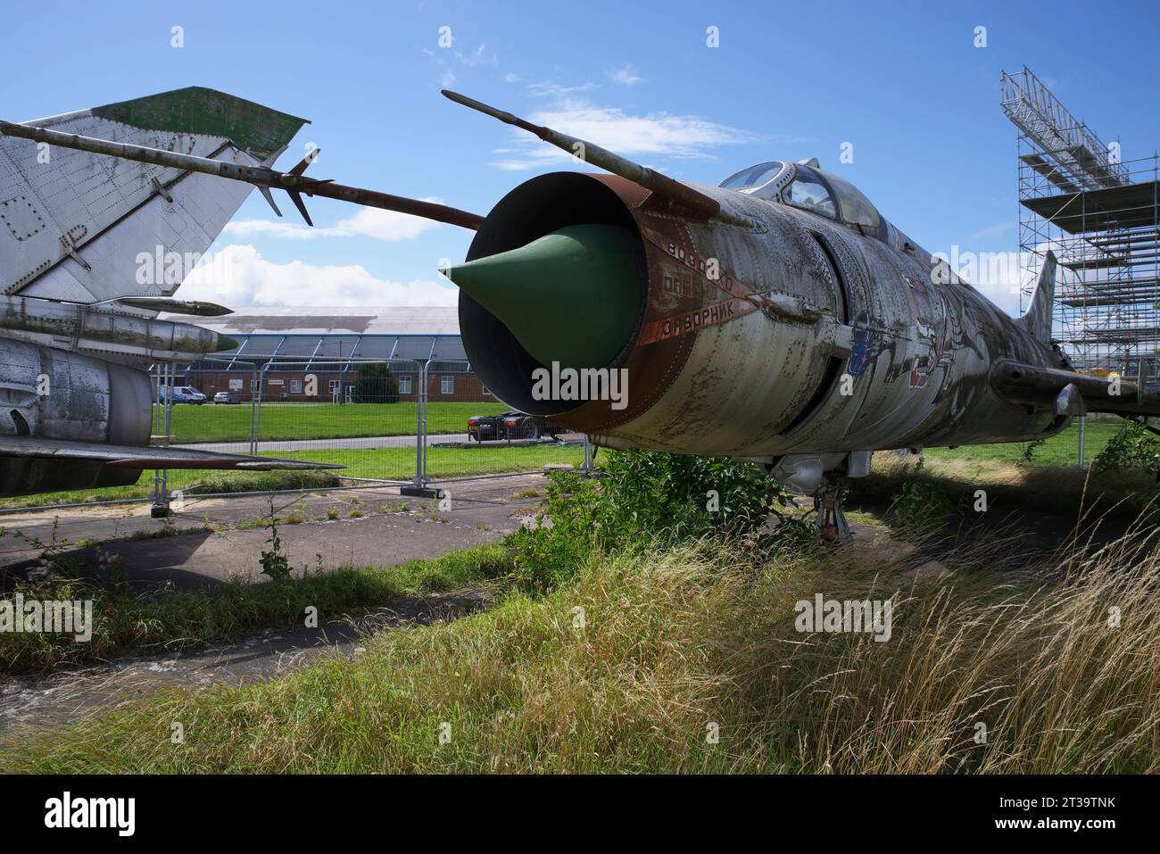 Sukhoi SU17, 69004, 54 Red, Hawarden, Chester Airport Stock Photo Alamy