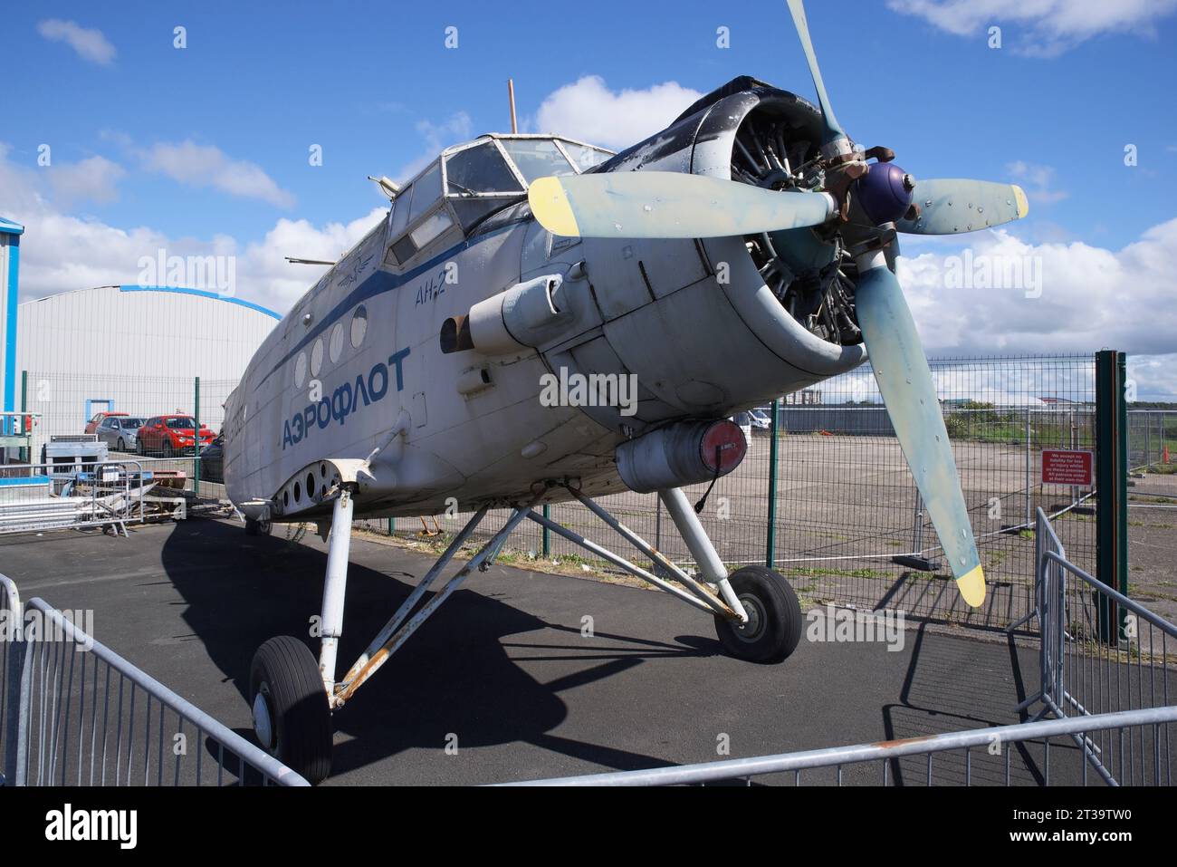 Antonov AN2, Fuselage, Hawarden, Chester Stock Photo Alamy