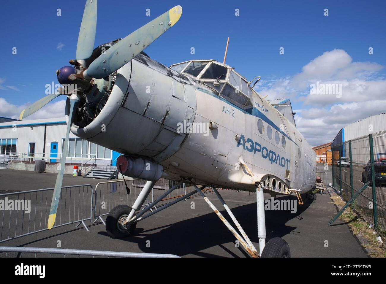 Antonov AN2, Fuselage, Hawarden, Chester Stock Photo Alamy