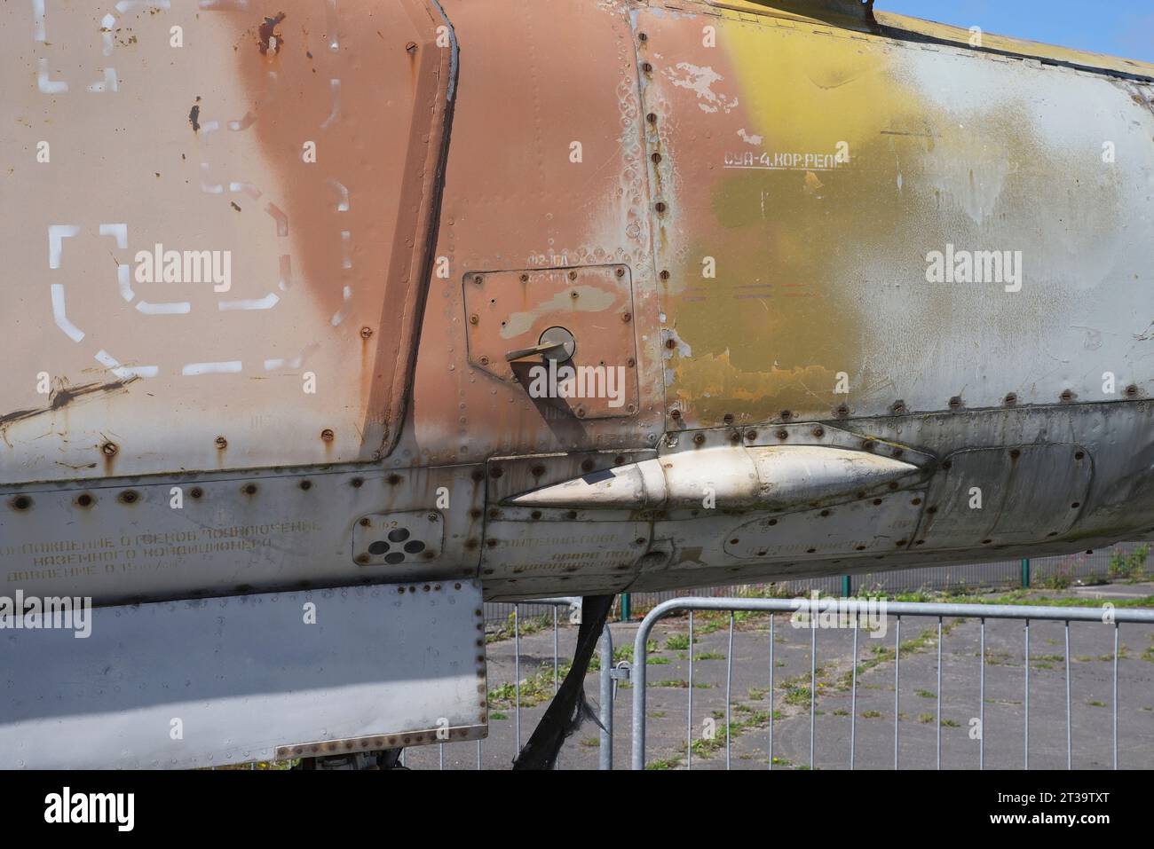 Mikoyan Gurevich, Mig27, Hawarden, Chester Airport, United Kingdom Stock Photo Alamy