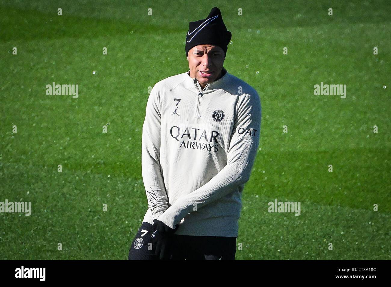 Poissy, France. 24th Oct, 2023. Kylian MBAPPE of PSG during the ...