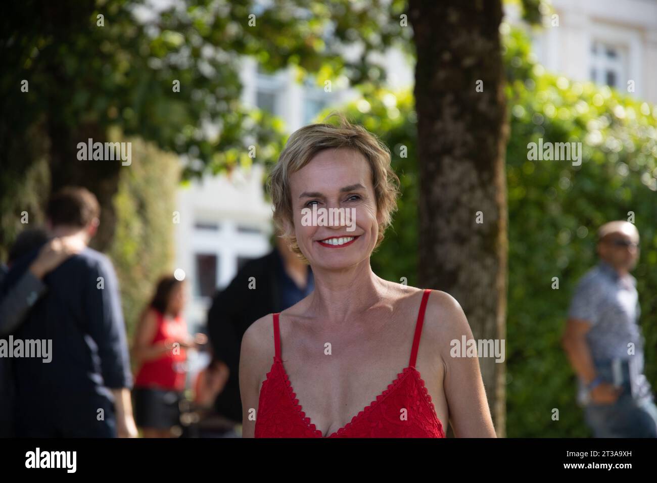 Sandrine Bonnaire Photocall FFA ANGOULEME Stock Photo