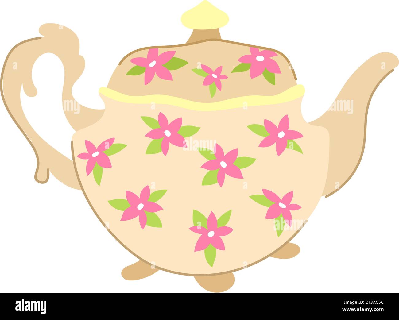 collection vintage teapot cartoon vector illustration Stock Vector ...