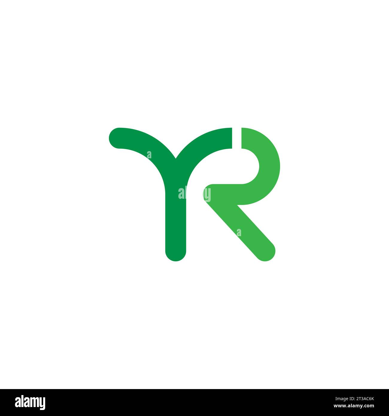 YR logo, YR Monogram, Initial YR Logo, Letter YR logo, Icon, Vector Stock Vector