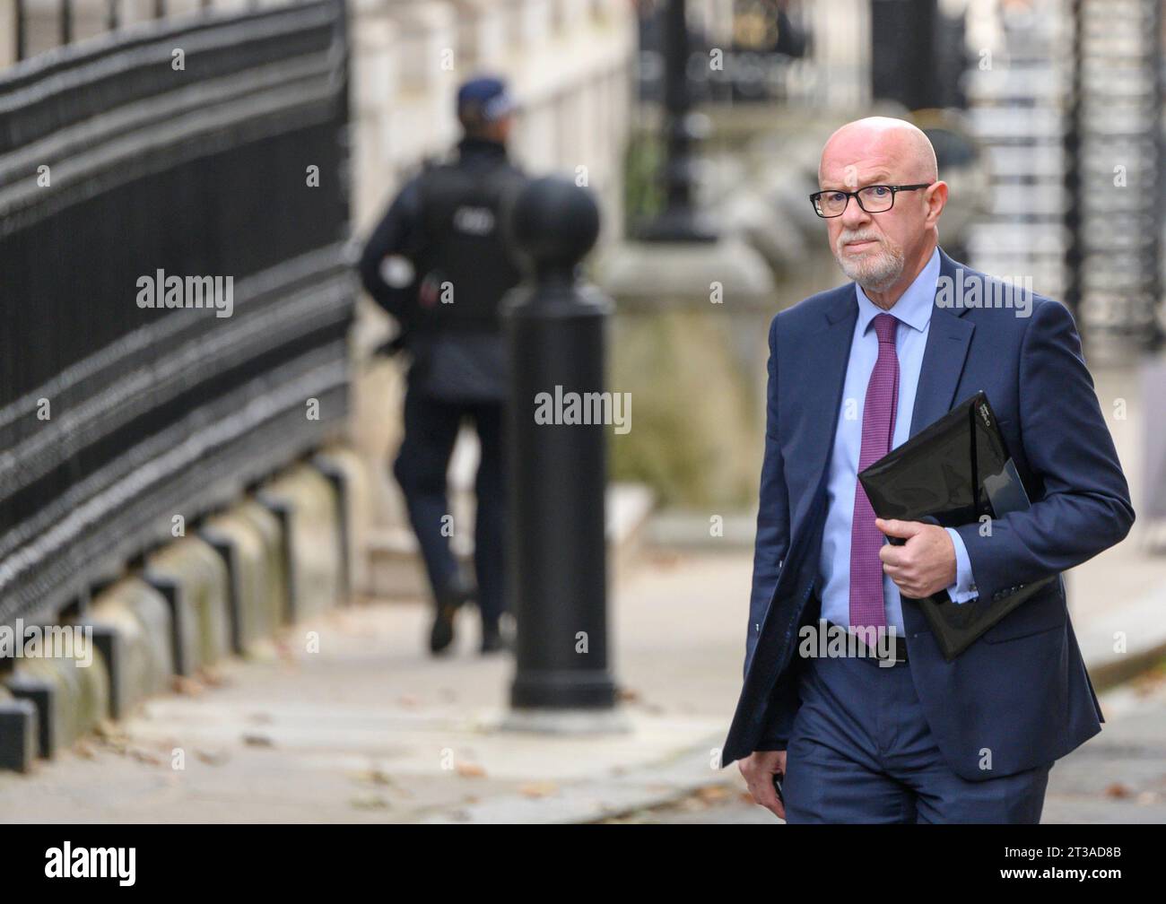 Andy Cooke QPM DL - His Majesty’s Chief Inspector of Constabulary and His Majesty’s Chief Inspector of Fire & Rescue Services - in Downing Street, Oct Stock Photo