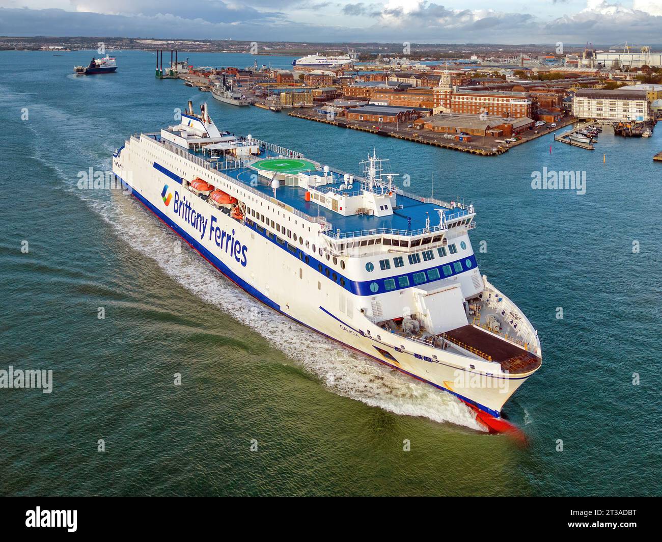 Galicia is an EFlexer ferry operated by Brittany Ferries on the cross