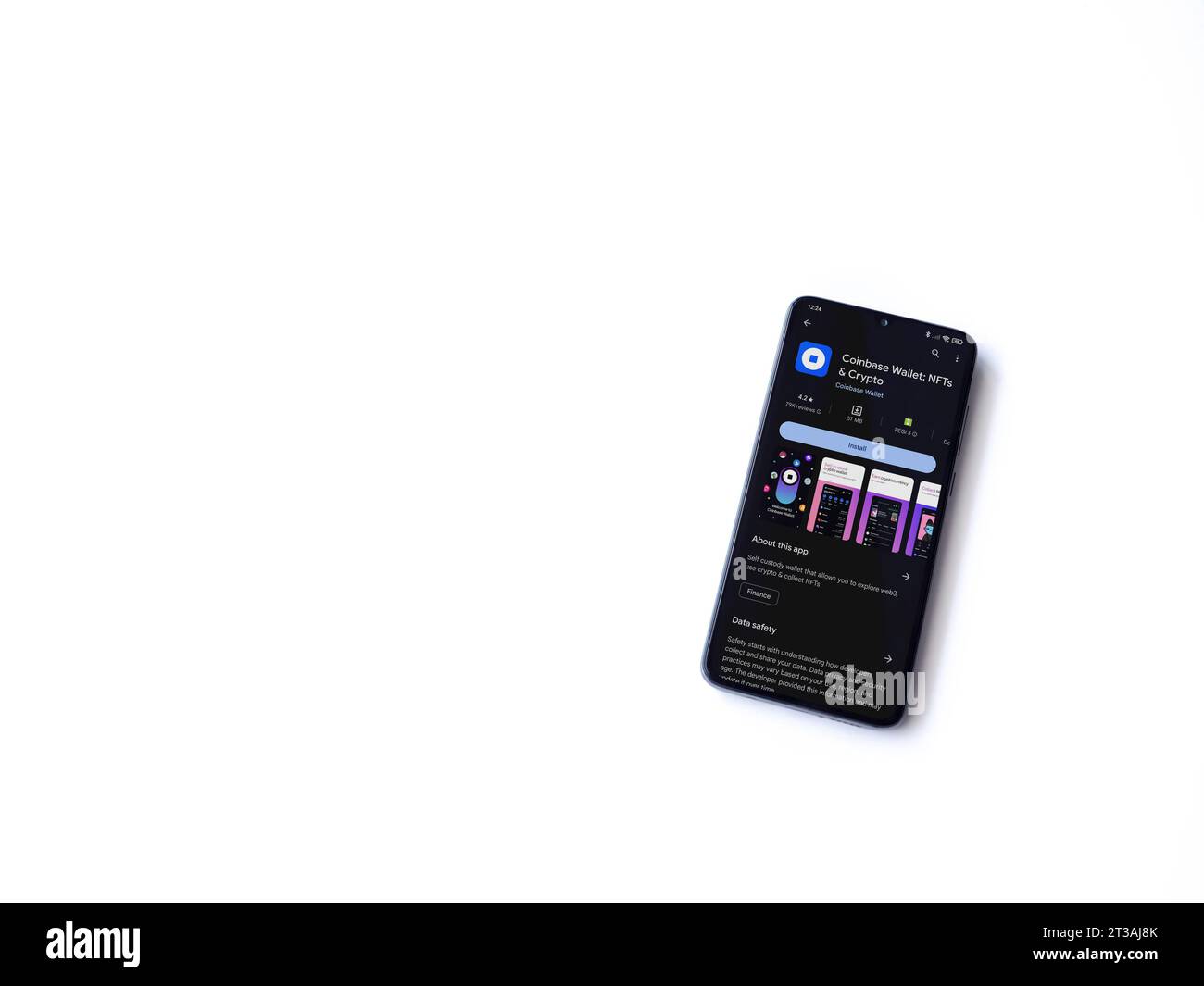 Coinbase wallet app Cut Out Stock Images & Pictures - Alamy