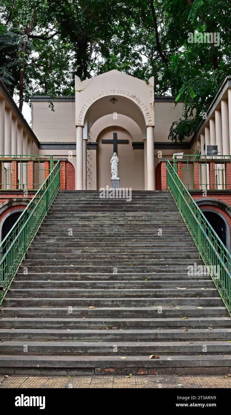 Religious architecture in the Sanctuary of the Seven Chapels, Ribeirao