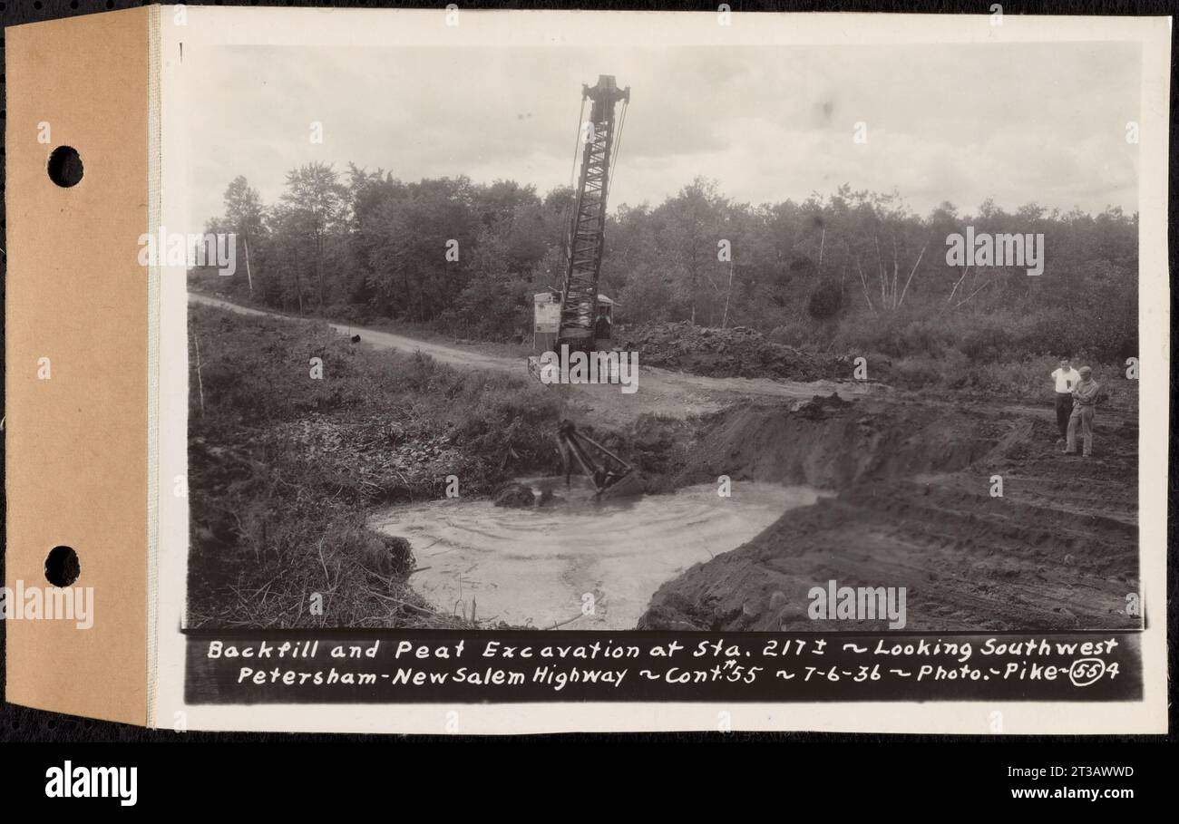 Contract No. 55, Portion of PetershamNew Salem Highway, Petersham