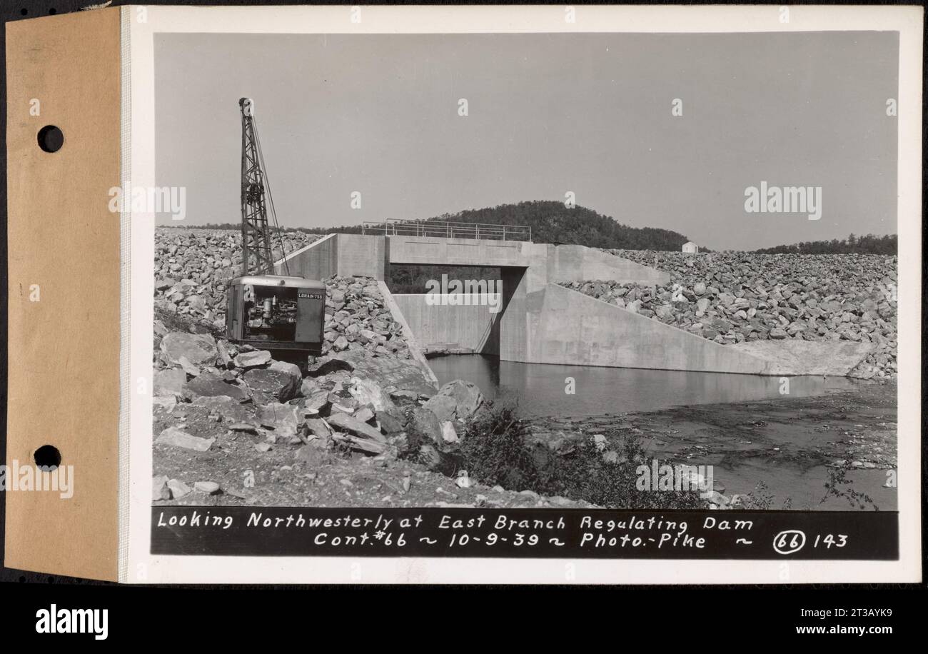 Contract No. 66, Regulating Dams, Middle Branch (New Salem), and East