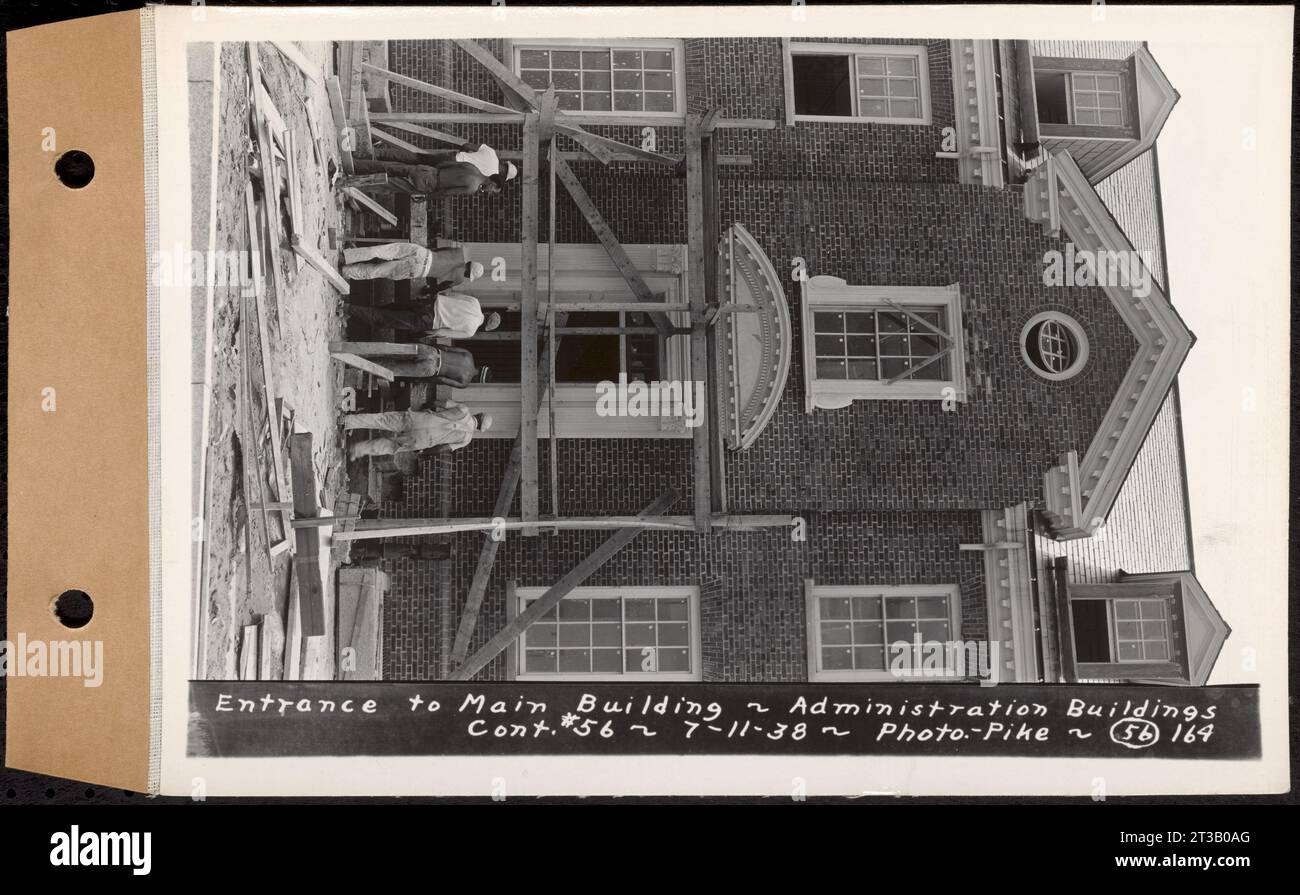 Contract No. 56, Administration Buildings, Main Dam, Belchertown