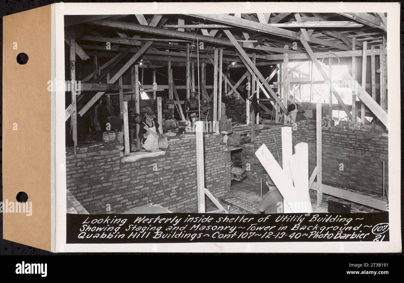 Contract No. 107, Quabbin Hill Recreation Buildings and Road, Ware