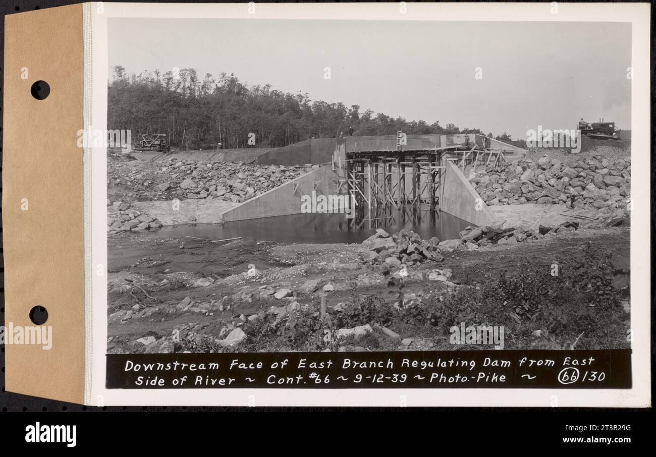 Contract No. 66, Regulating Dams, Middle Branch (New Salem), and East