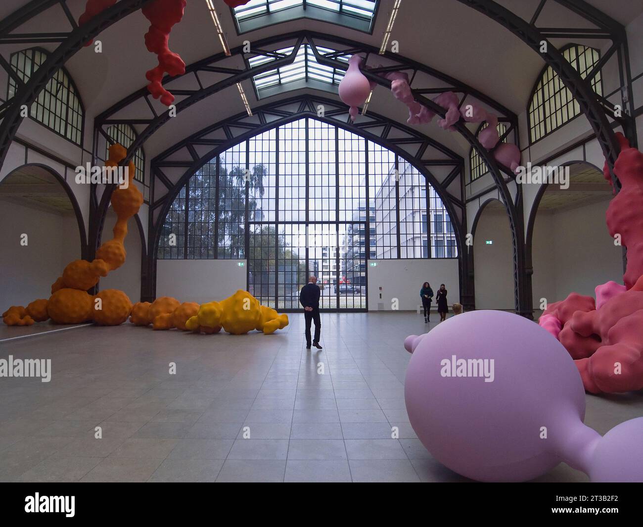 Germany, Berlin, Hamburger Bahnhof former railway station now ...