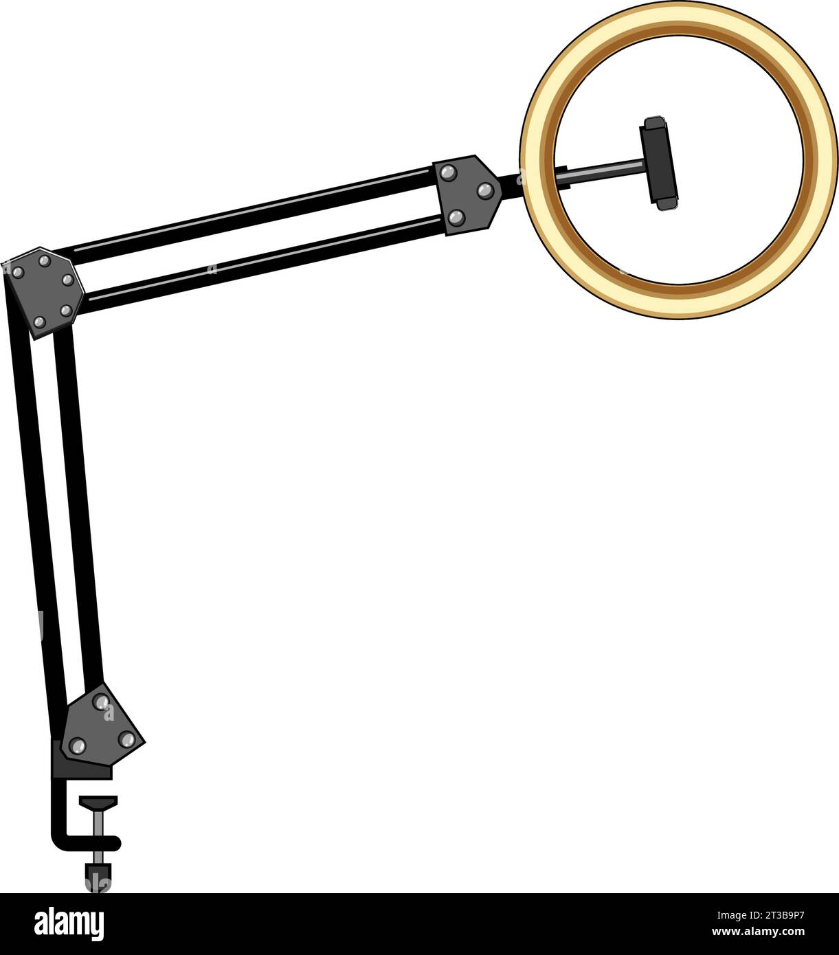 bright light ring cartoon vector illustration Stock Vector Image & Art