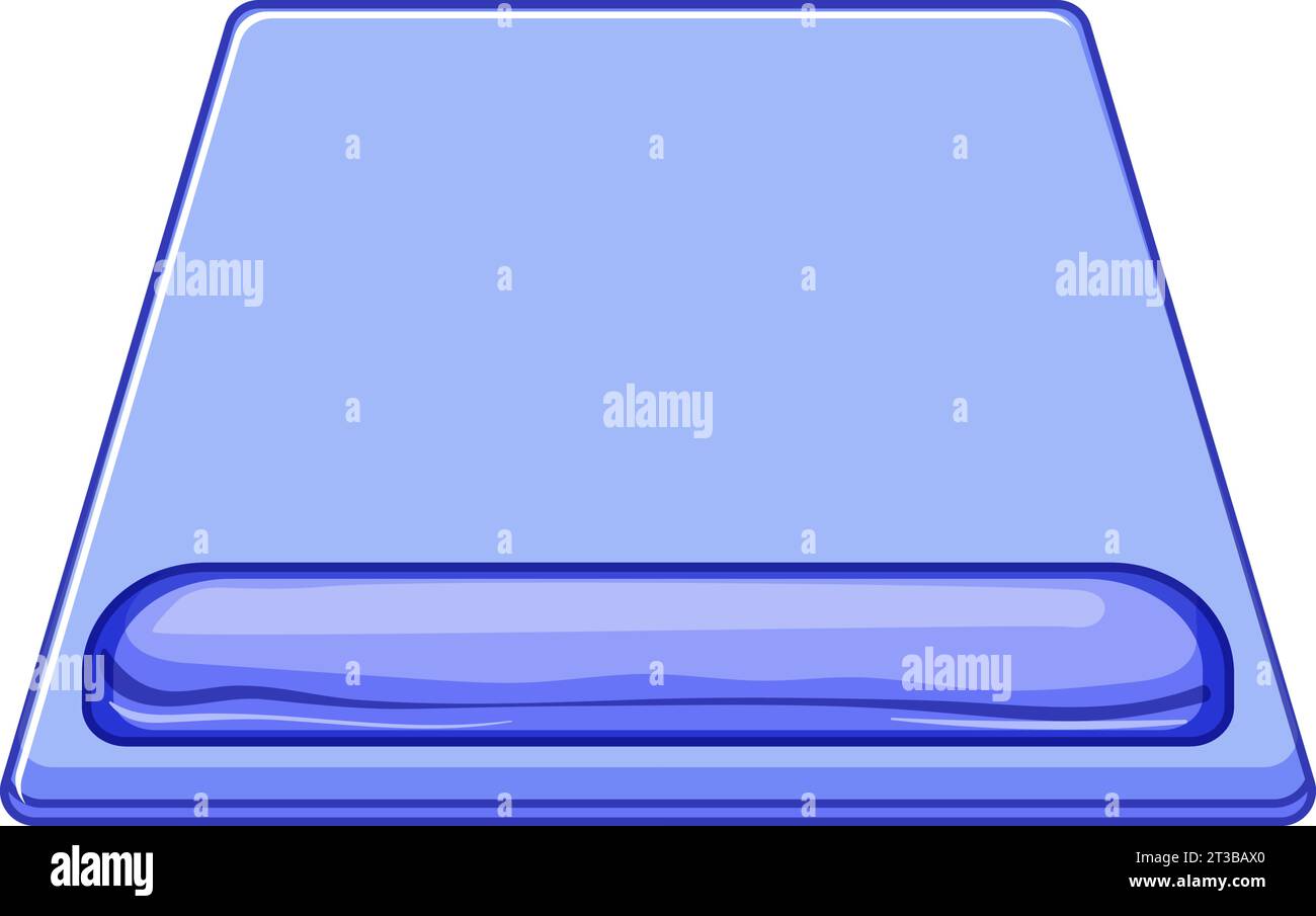 accessory mouse pad cartoon vector illustration Stock Vector Image