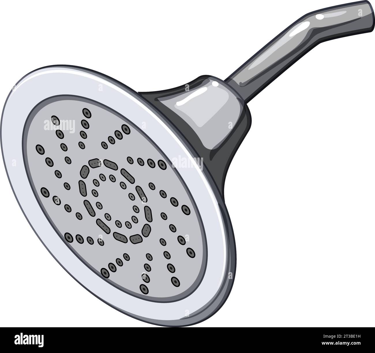 bathroom shower head cartoon vector illustration Stock Vector Image & Art Alamy