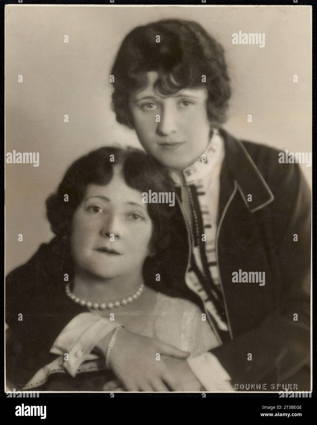 Jean Acker and her Mother Stock Photo - Alamy