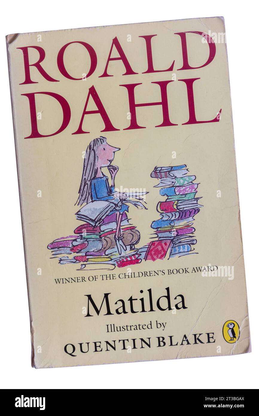 Matilda by roald dahl childrens book stock photo alamy