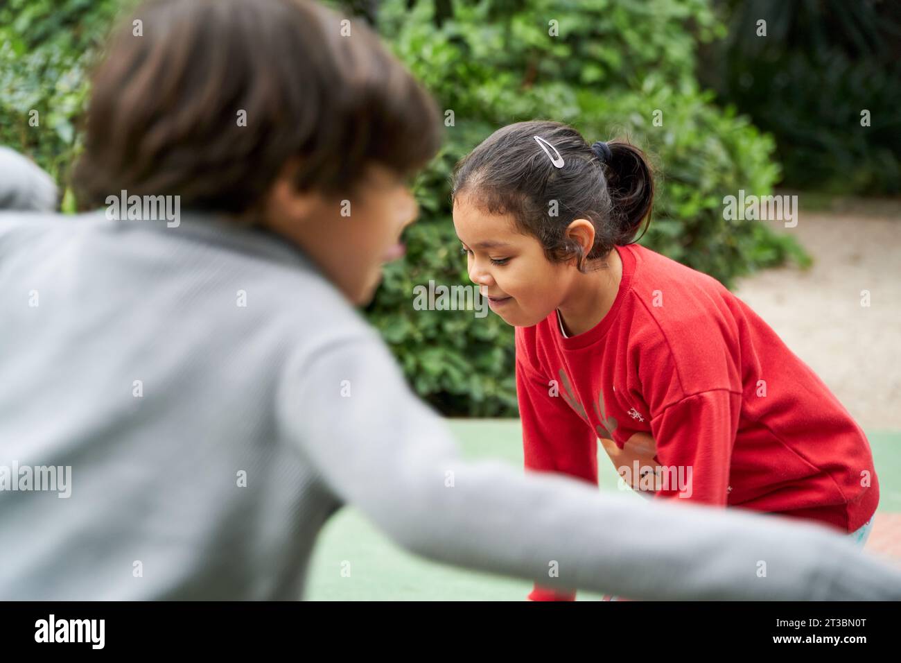 Happy kids jumping hi-res stock photography and images - Alamy