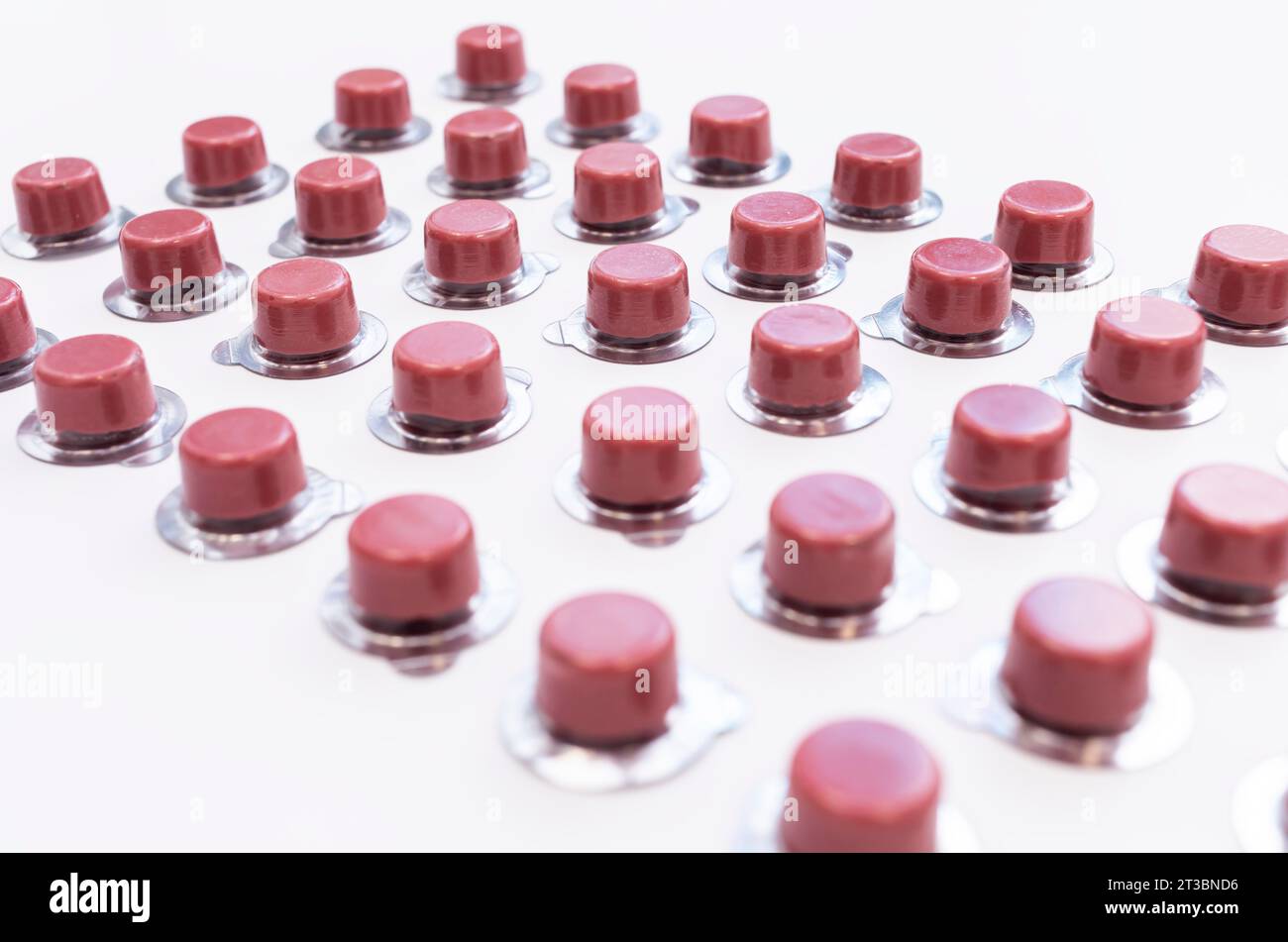 Closeup Many Prophy Tooth Paste With Fluoride on White Background