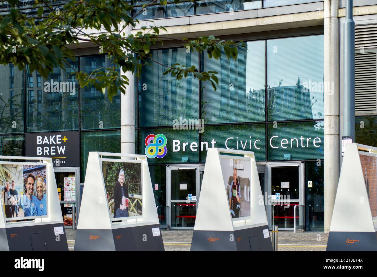 Brent Civic Centre, Wembley Park, Borough of Brent, London, England, UK Stock Photo