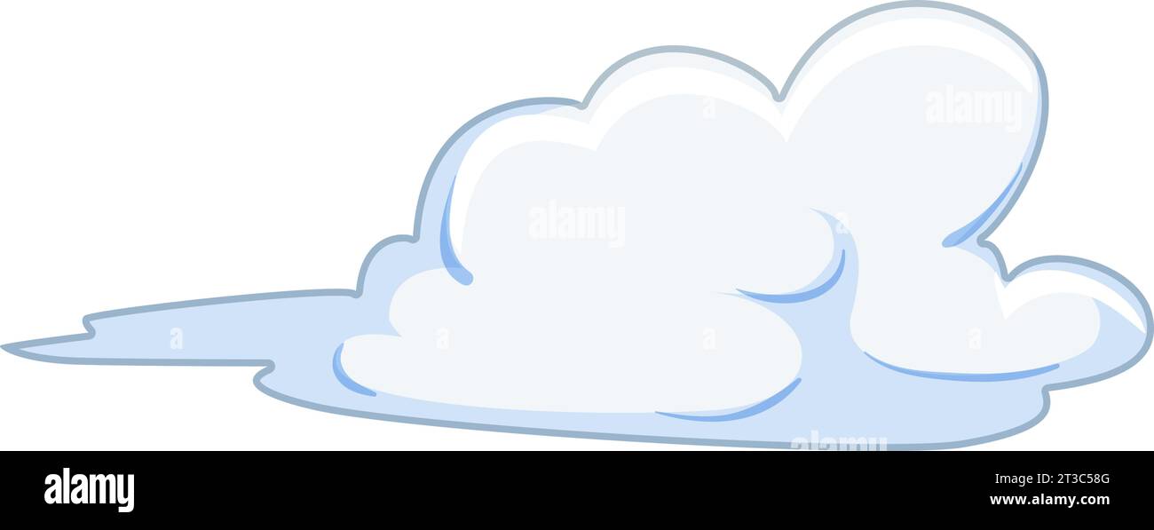 atmosphere cloud cartoon vector illustration Stock Vector Image & Art ...