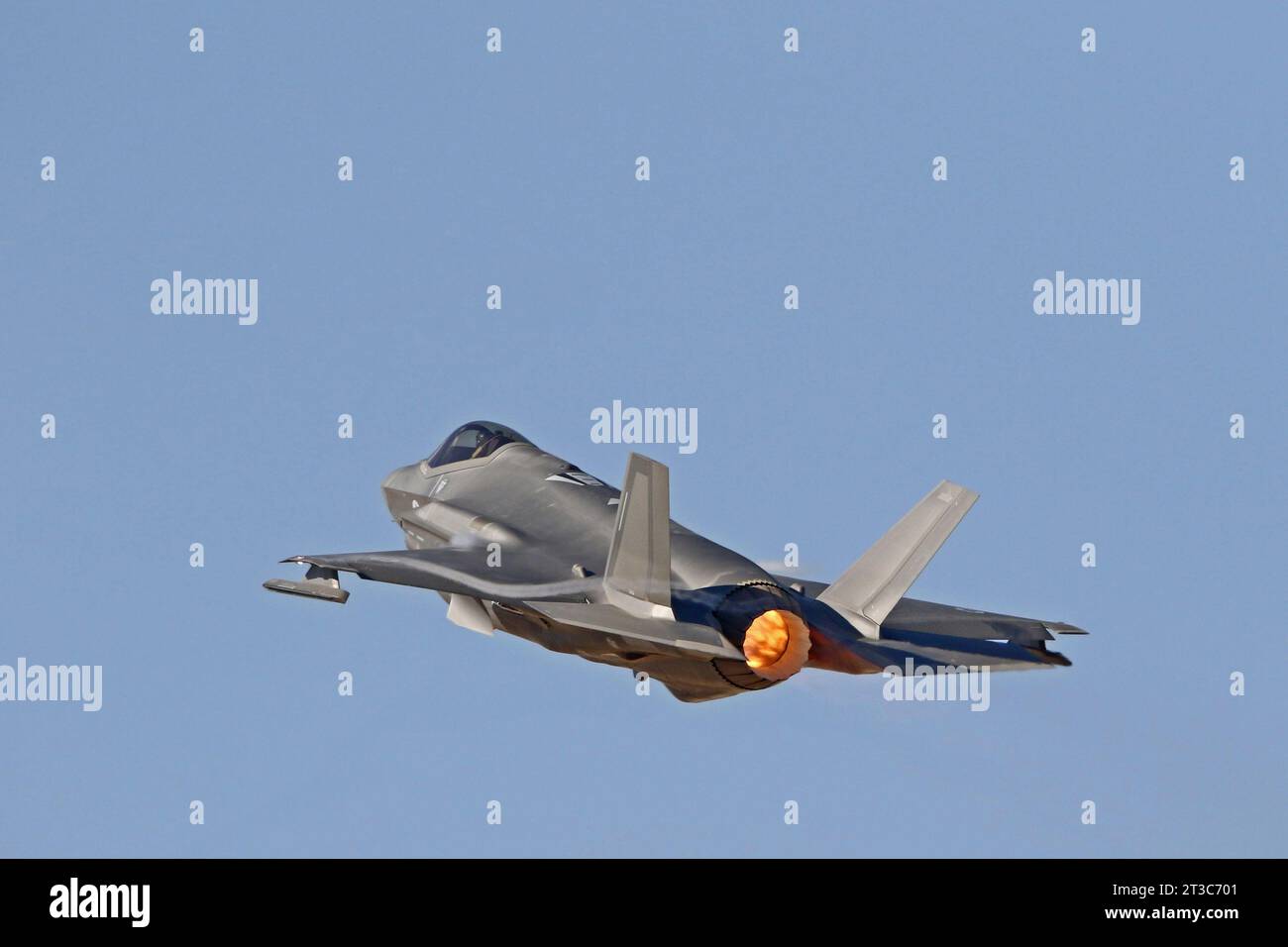 F-35 Adir of the Israeli Air Force taking off. Stock Photo