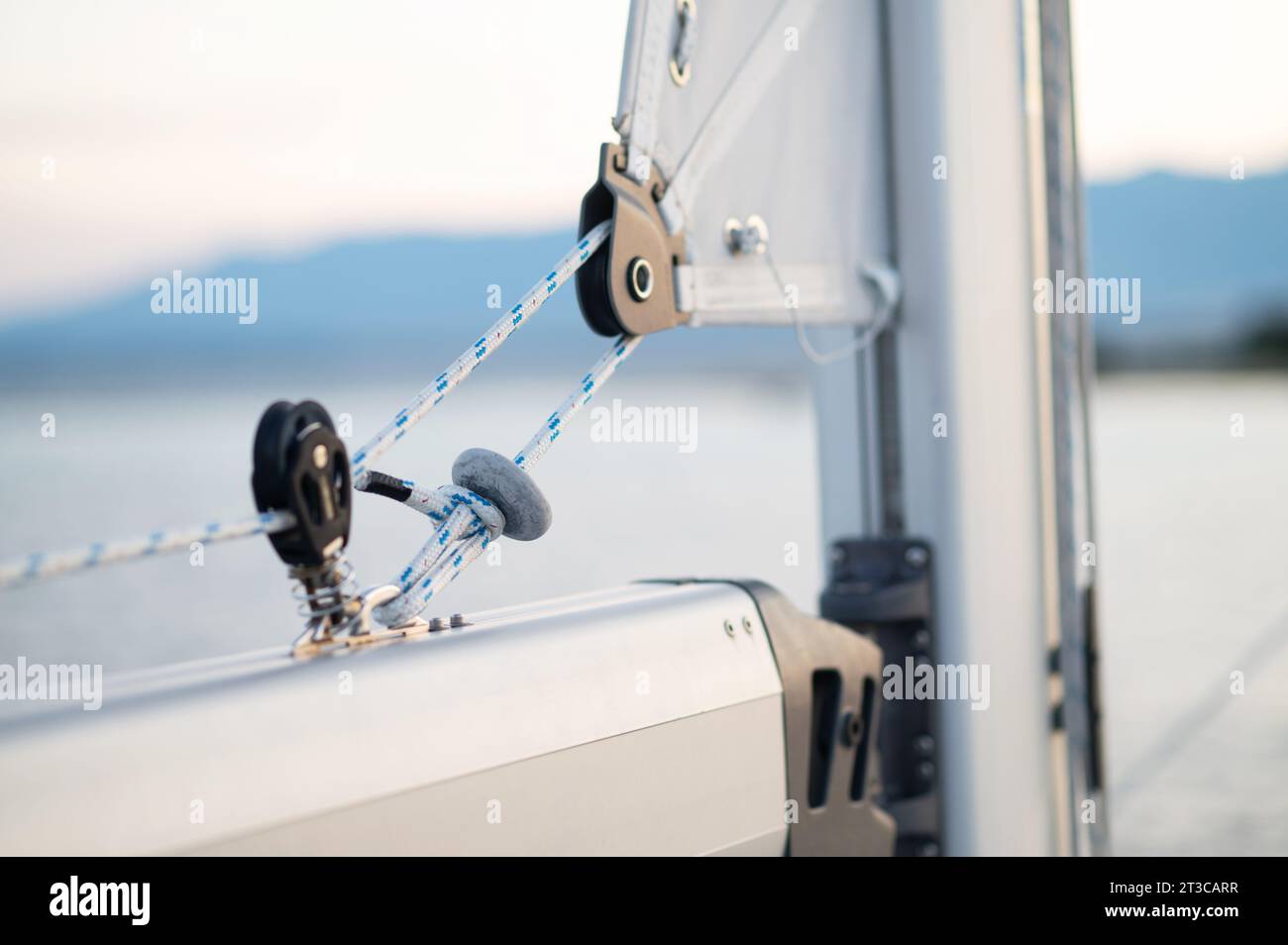 Yatch Forward Part Close up picture of a yacht part Stock Photo - Alamy