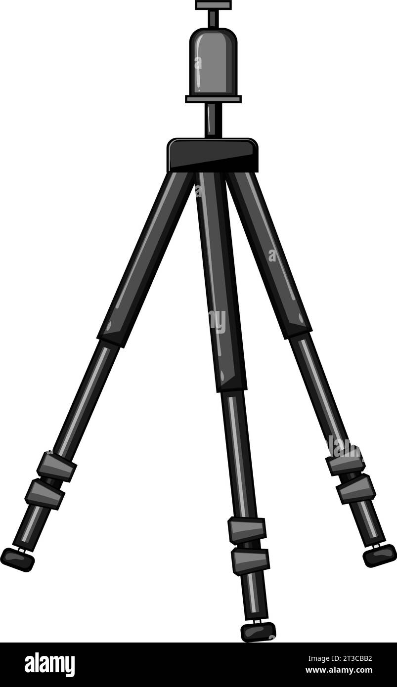 modern tripod camera cartoon vector illustration Stock Vector Image & Art Alamy