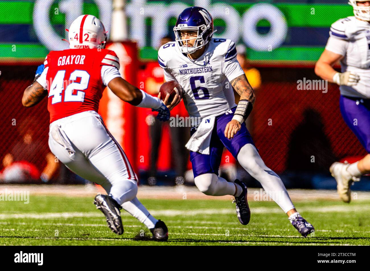 October 21, 2023 Lincoln, NE. U.S. Northwestern Wildcats