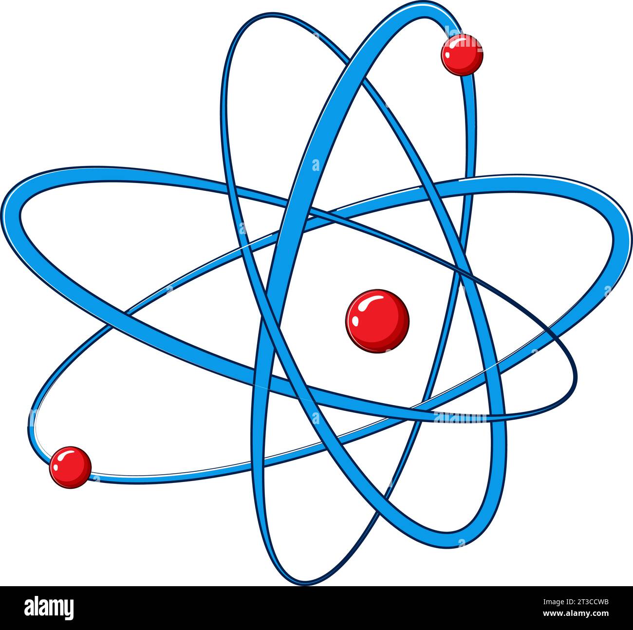 physics atom cartoon vector illustration Stock Vector Image & Art - Alamy