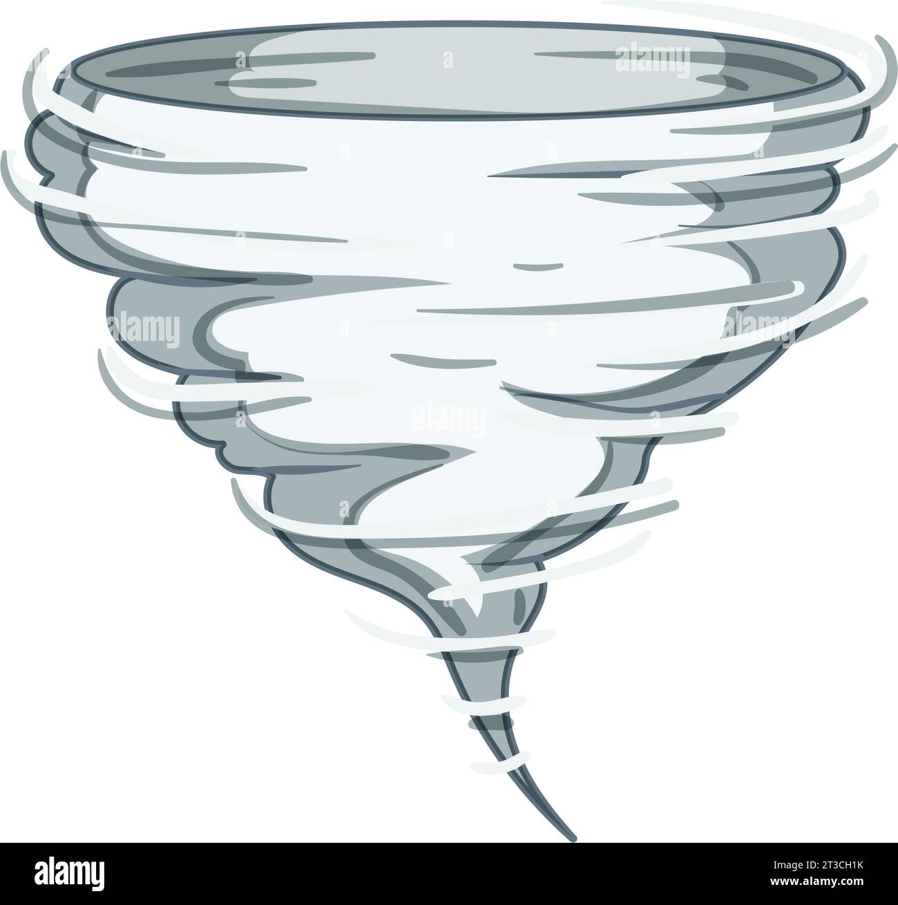 twister tornado cartoon vector illustration Stock Vector