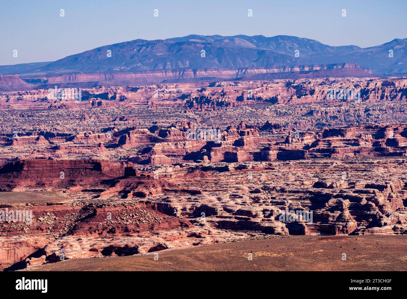 Photograph of Canyonlands National Park from Panorama Point in Glen