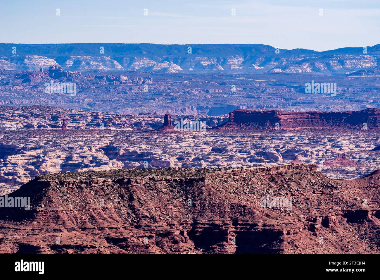 Photograph of Canyonlands National Park from Panorama Point in Glen