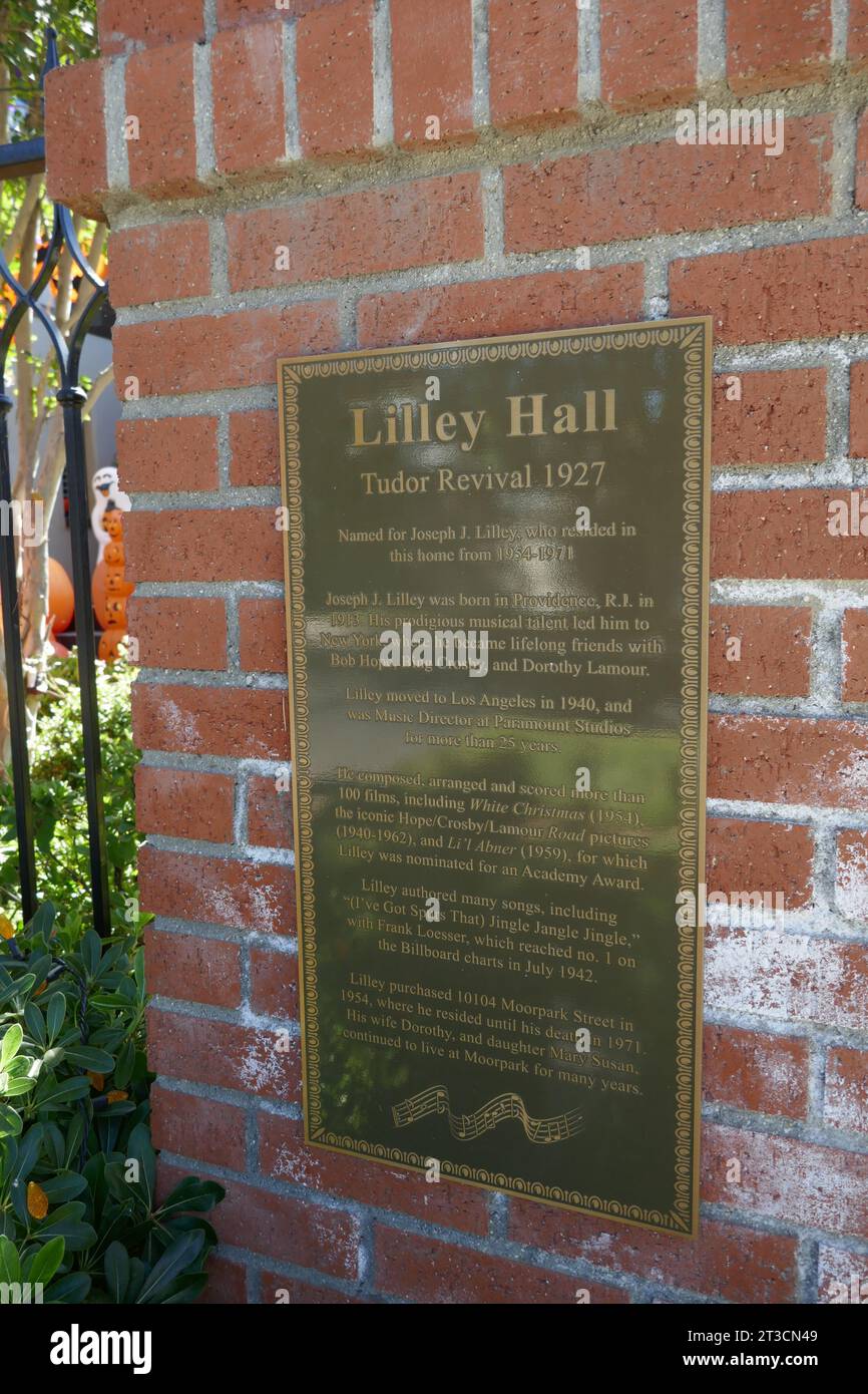 Toluca Lake, California, USA 20th October 2023 A general view of