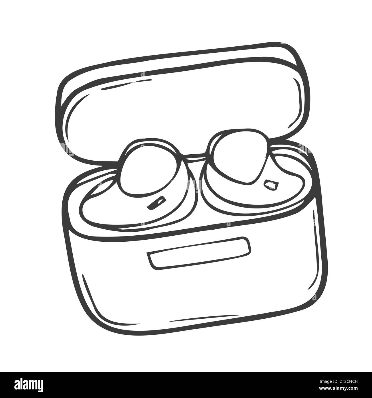 Bluetooth headphones line art vector vectors hires stock photography