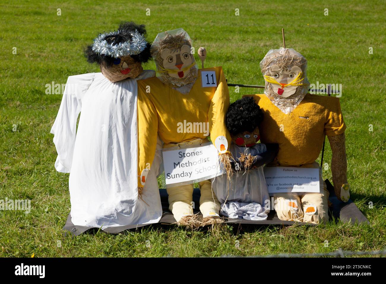 Norland scarecrow festival, Norland, West Yorkshire Stock Photo