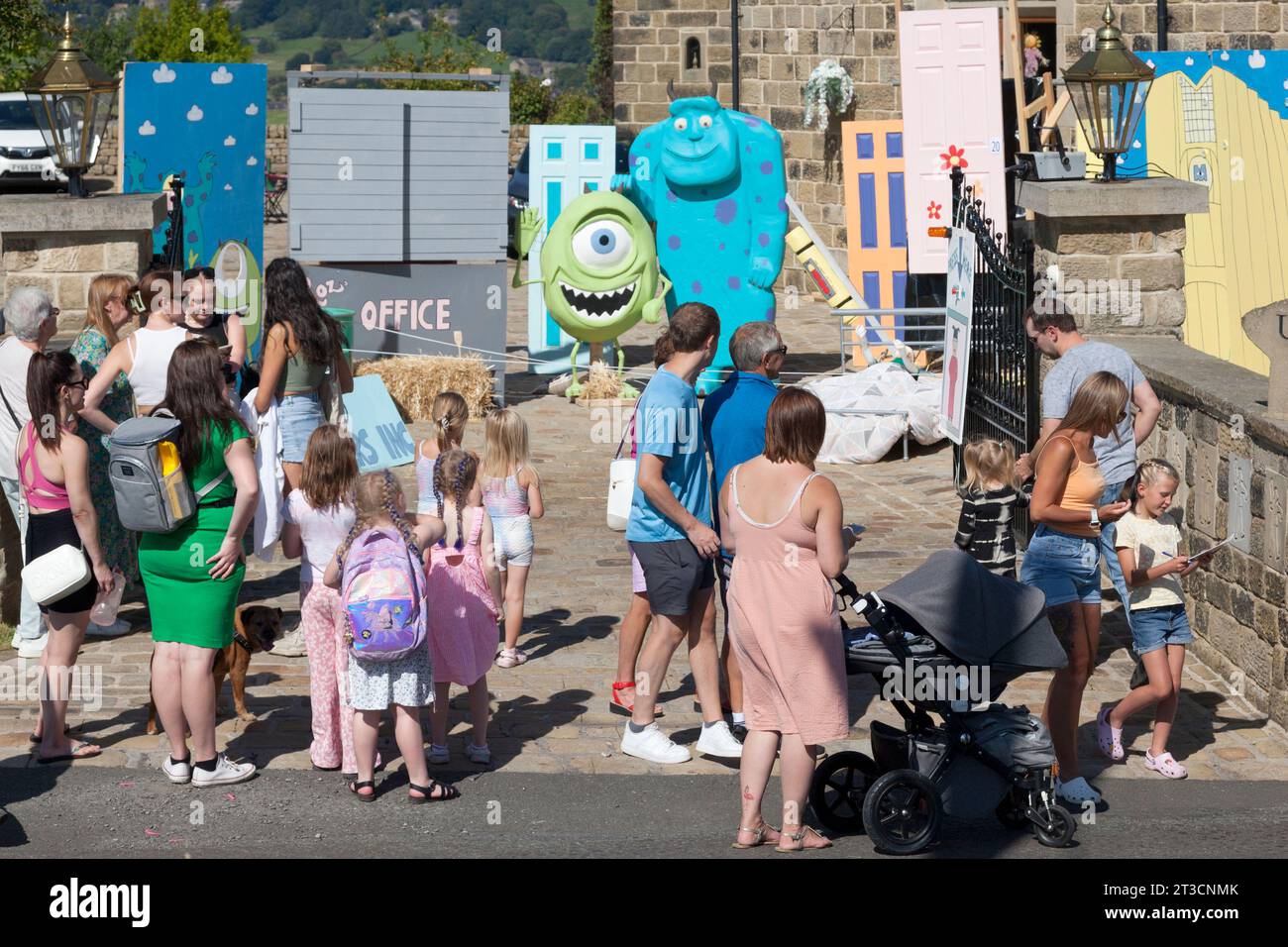 Norland scarecrow festival, Norland, West Yorkshire Stock Photo