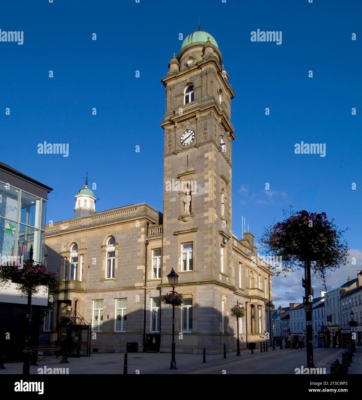 Enniskillen Town Hall, County Fermanagh, Northern Ireland Stock Photo