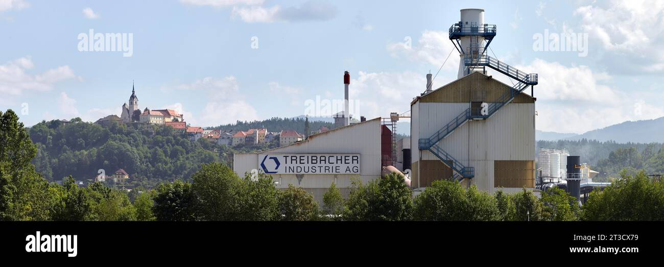 Traibacher Industrie AG factory building, Althofen, Carinthia, Austria Stock Photo