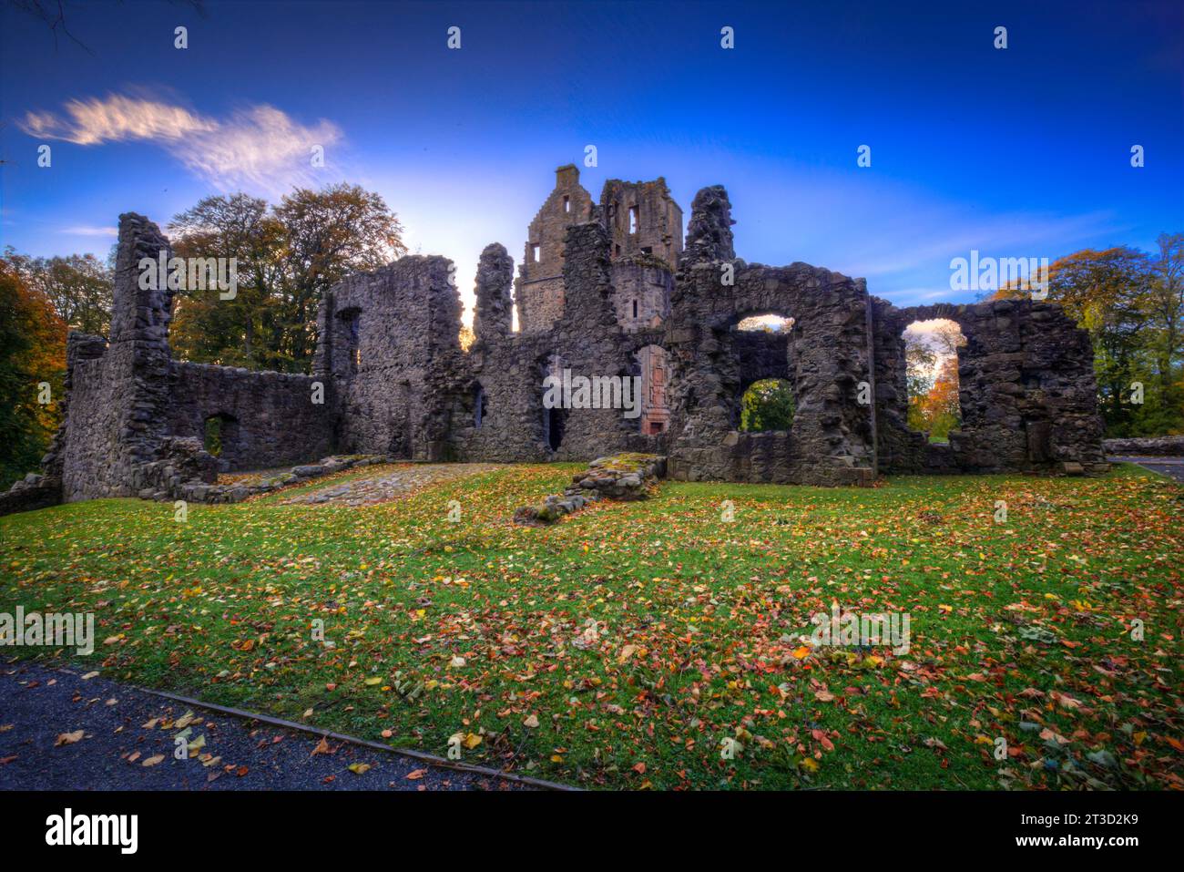 huntly castle aberdeenshire scotland Stock Photo Alamy