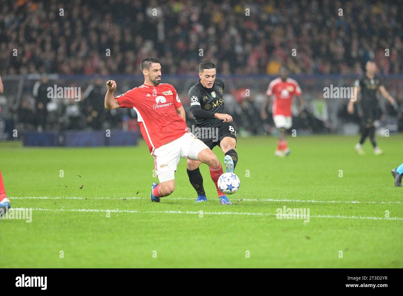 Berlin, Germany. 24th Oct, 2023. Berlin, Germany. October 24 2023: during the game Champions League - 1.FC Union Berlin v SSC Napoli - Olympiastadion Berlin. Berlin, Germany. (Ryan Sleiman /SPP) Credit: SPP Sport Press Photo. /Alamy Live News Stock Photo
