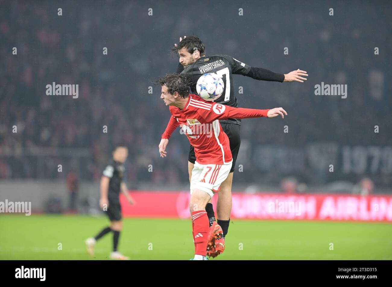 Berlin, Germany. 24th Oct, 2023. Berlin, Germany. October 24 2023: during the game Champions League - 1.FC Union Berlin v SSC Napoli - Olympiastadion Berlin. Berlin, Germany. (Ryan Sleiman /SPP) Credit: SPP Sport Press Photo. /Alamy Live News Stock Photo