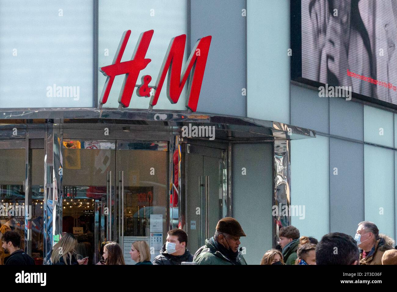 H&M Logo And Store In Antwerp Stock Photo, Picture and Royalty Free Image.  Image 76979434.