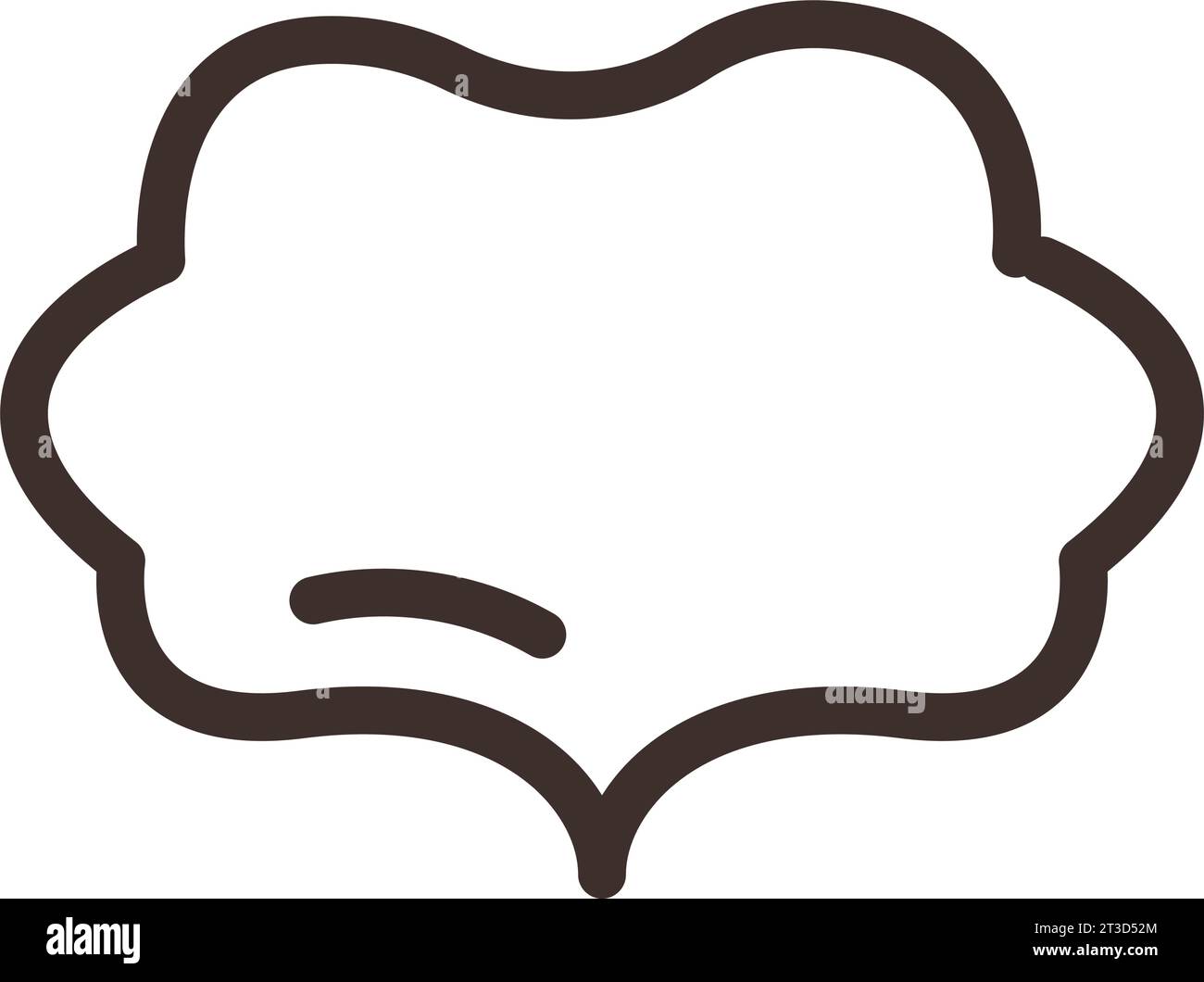 Isolated hand drawn empty bubble chat icon Vector Stock Vector Image ...